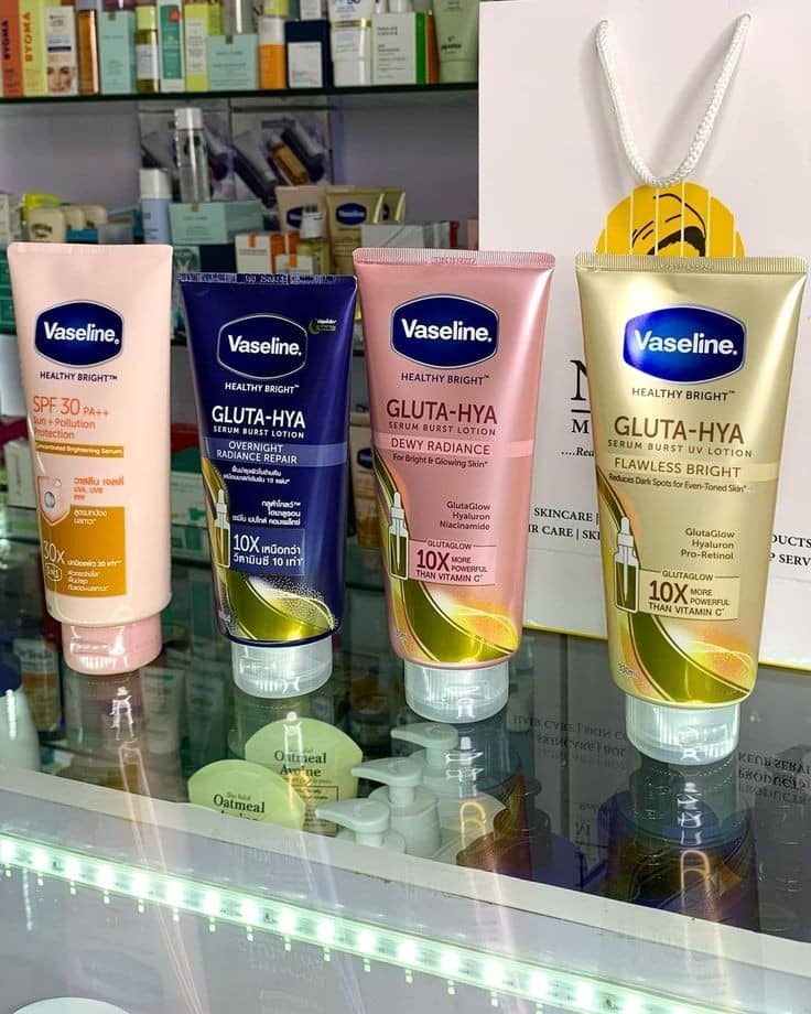 Vaseline Gluta-Hya Serum Burst UV lotion